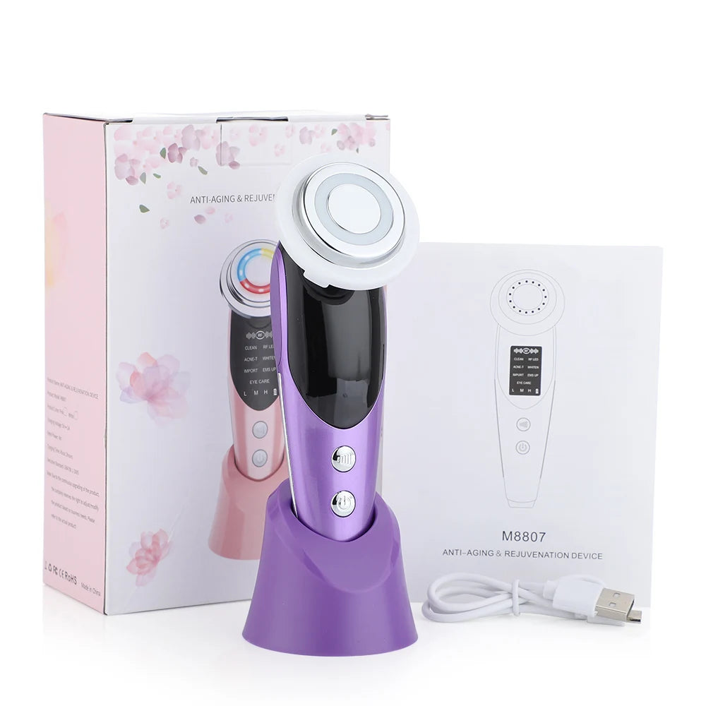 7 in 1 Multifunctional Facial Lifting Machine Skin Care SPA Face Skin Rejuvenation Beauty Instrument