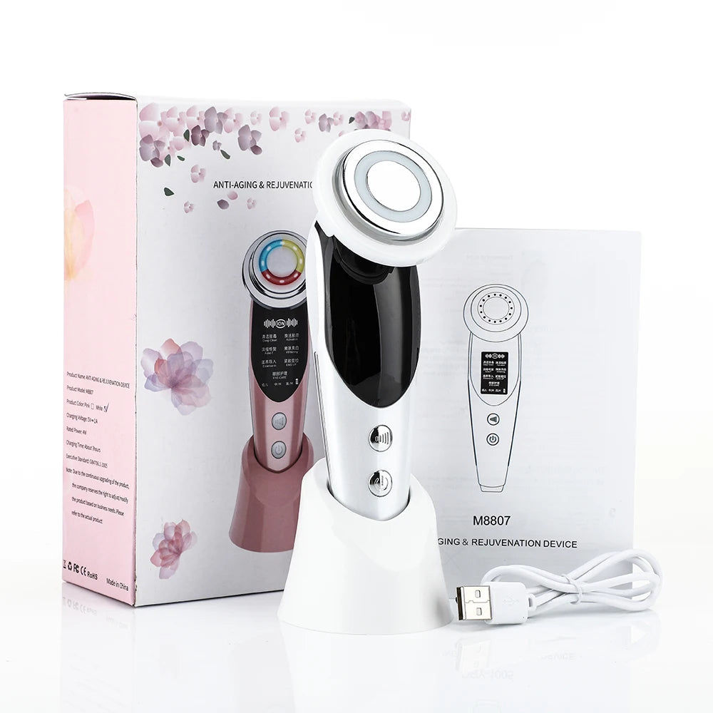 7 in 1 Multifunctional Facial Lifting Machine Skin Care SPA Face Skin Rejuvenation Beauty Instrument