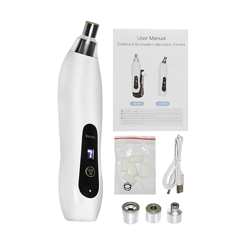 Upgraded Diamond Microdermabrasion Machine Blackhead Removal Professional Facial Deep Cleasing Device Home Use Facial Skin Care