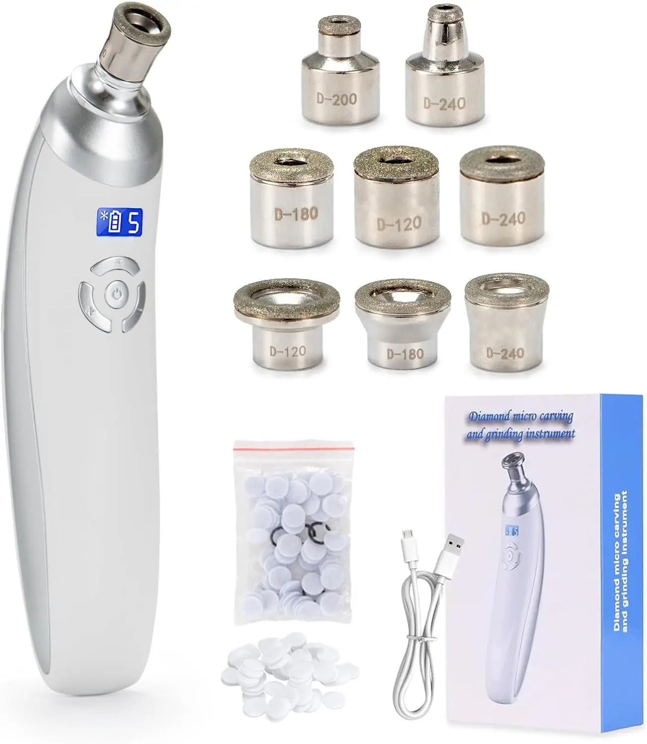 Upgraded Diamond Microdermabrasion Machine Blackhead Removal Professional Facial Deep Cleasing Device Home Use Facial Skin Care