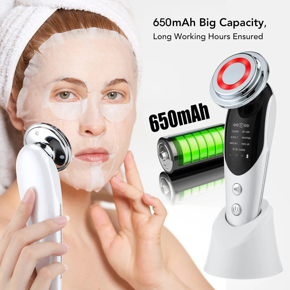 7 in 1 Multifunctional Facial Lifting Machine Skin Care SPA Face Skin Rejuvenation Beauty Instrument